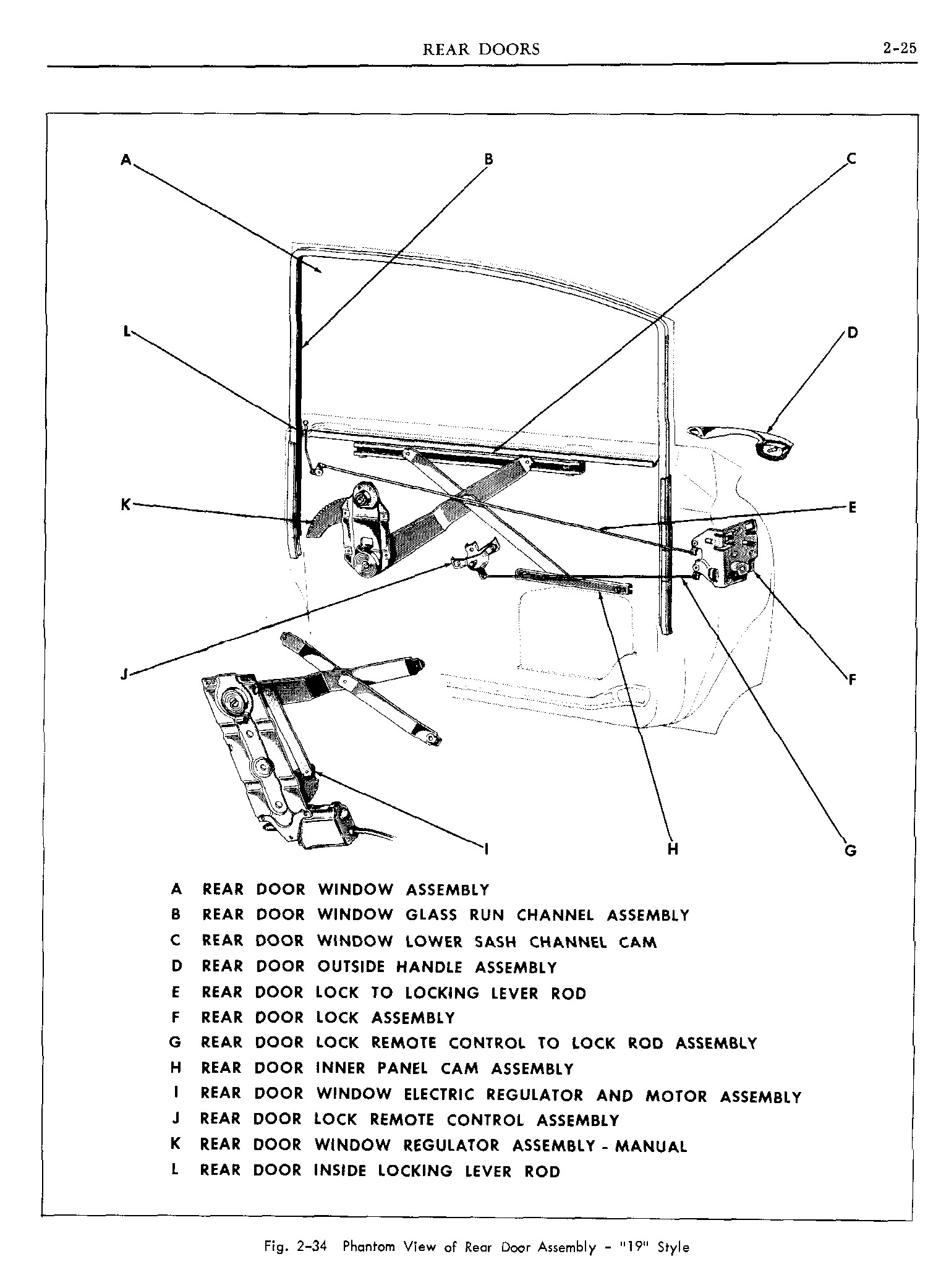 1960 Pontiac Shop Manual Doors Page 28 of 39